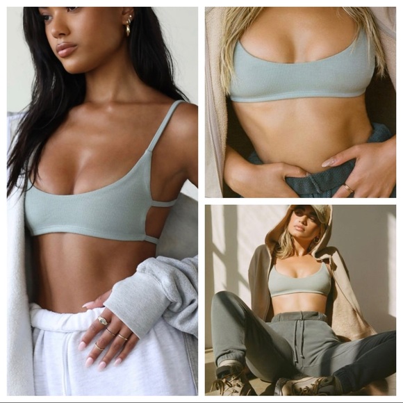 Joah Brown Tops - ‼️ISO‼️ JOAH BROWN Cage Bra in Sage | Size: X/S